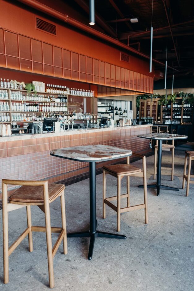 Interior bar design at Dandelion