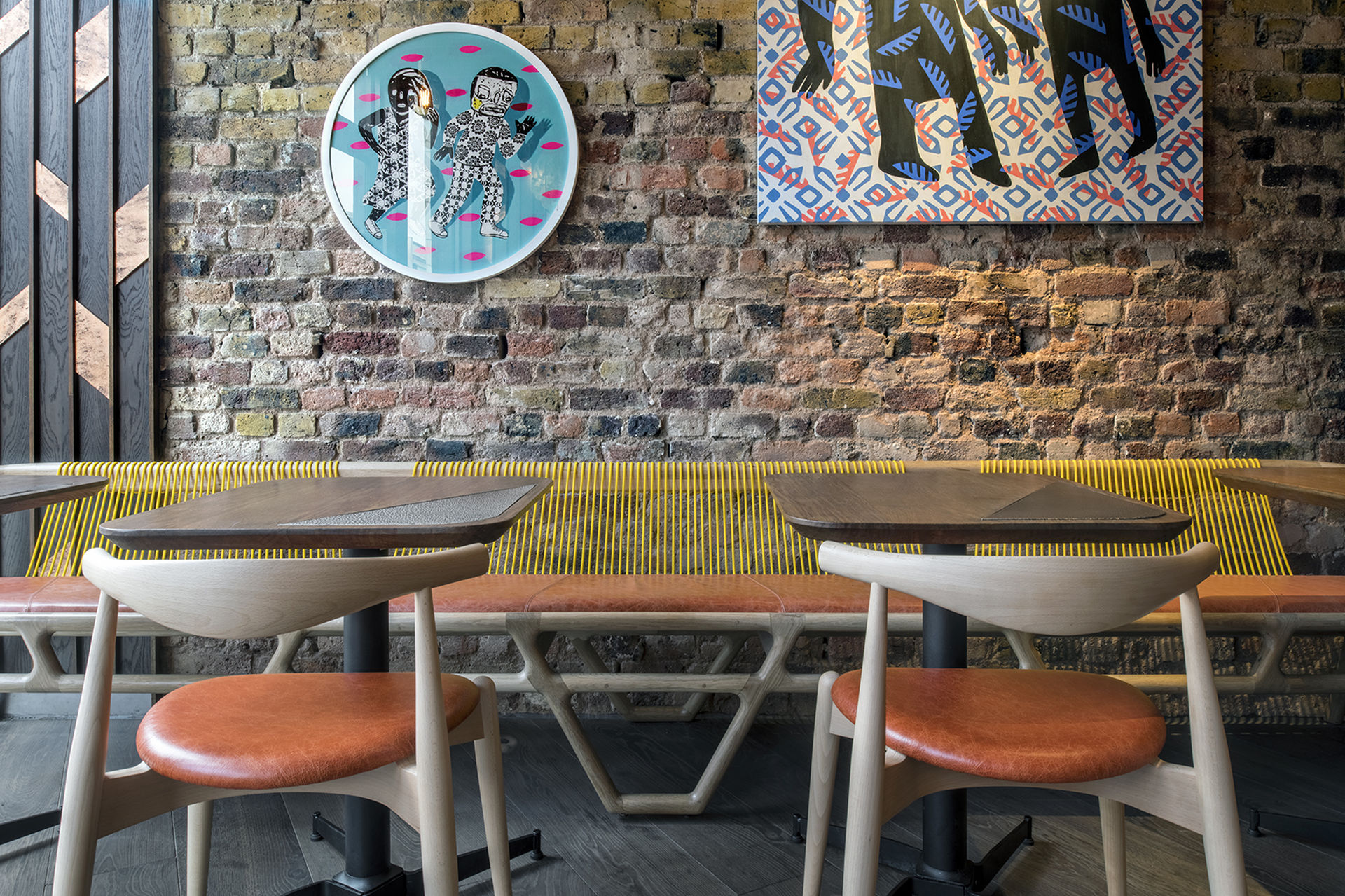 Nando's North End Road featuring NOROCK's Parkway self-stabilising table bases