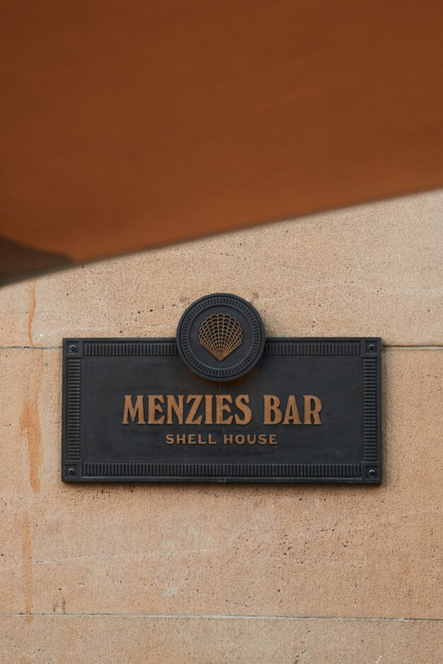 Menzies Bar signage