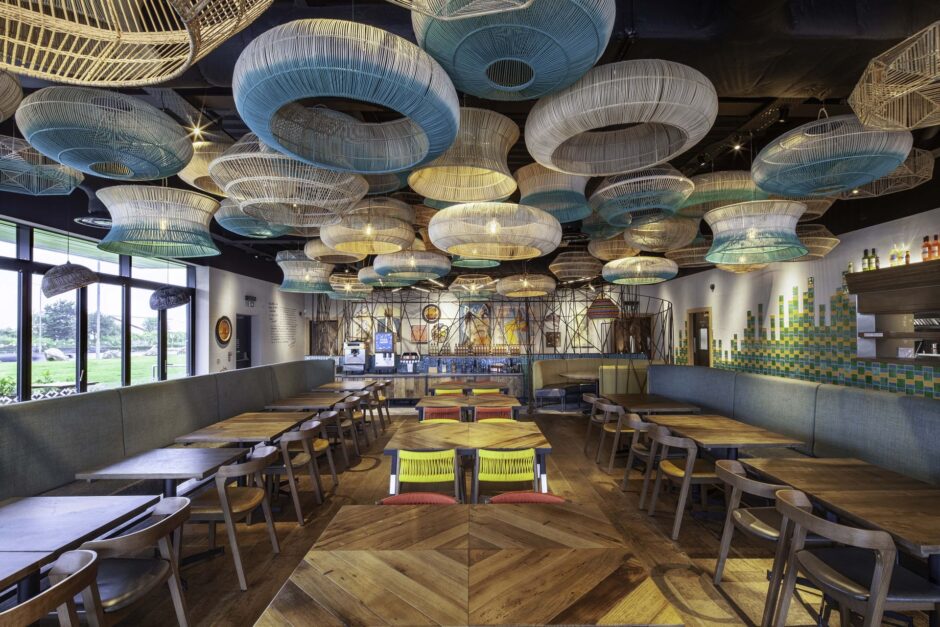 Sleek and elegant furniture selection by Hill Cross Furniture at Nando's Paisley