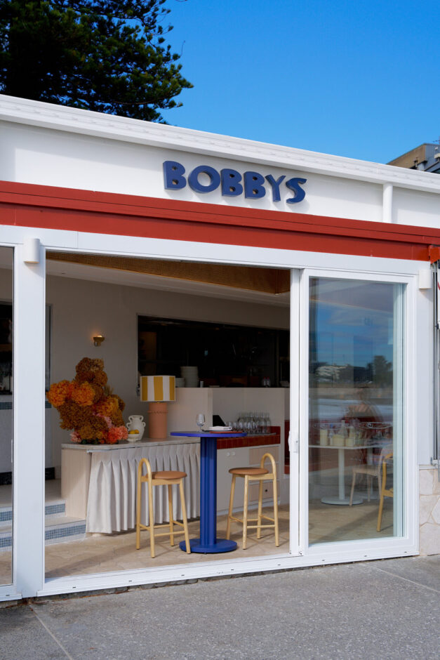 Bobby's Cronulla designed by Tom Mark Henry featuring NOROCK self-stabilising table bases as featured in The Local Project